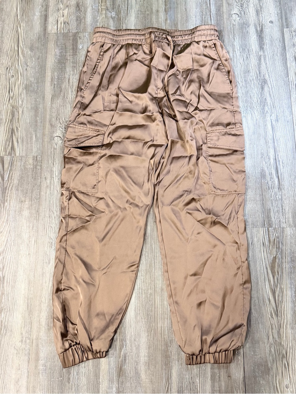 Vigoss Taupe Brown Cargo Jogger Pants